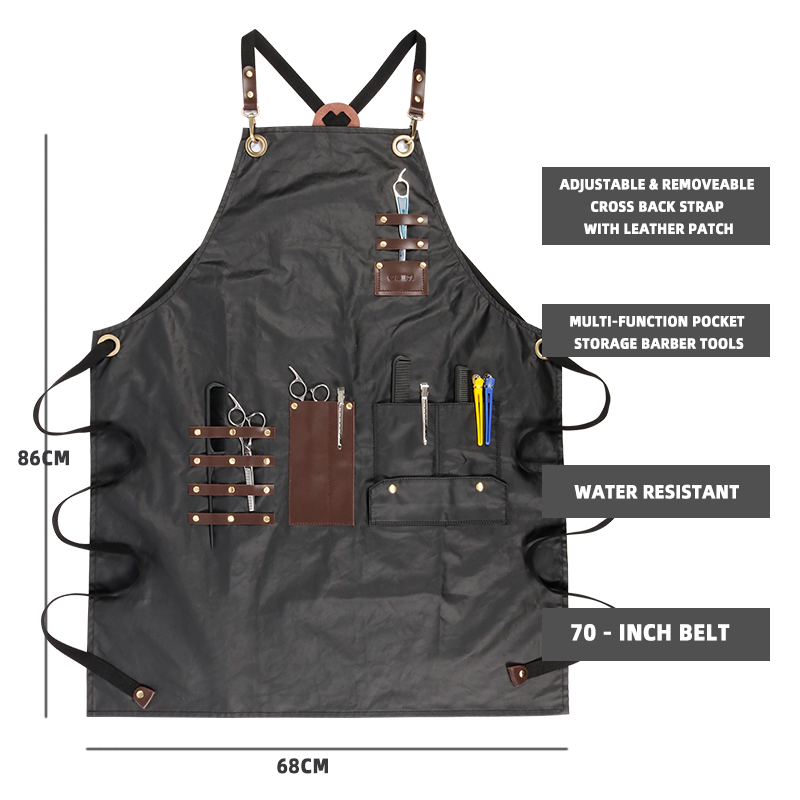 CHANGRONG Custom Waterproof Tattoo Barber Apron 