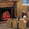  Heavy Duty Durable Large Waxed Canvas Firewood Log Tote