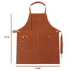 CHANGRONG Custom Personalized kitchen Leather Apron