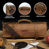 CHANGRONG Custom Large Waterproof Waxed Canvas Chef Knife Roll