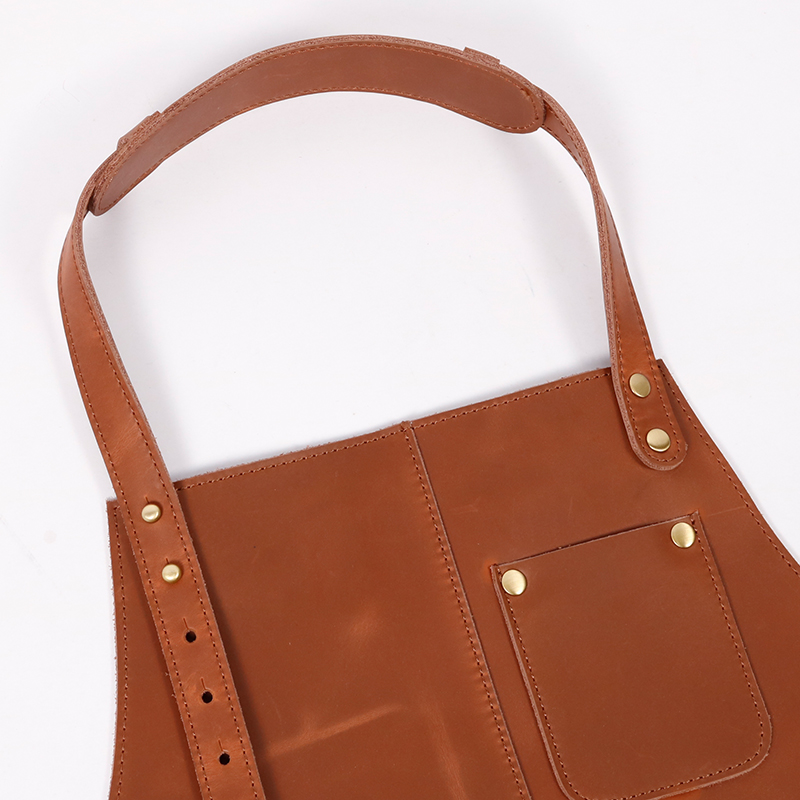 CHANGRONG Custom Personalized kitchen Leather Apron