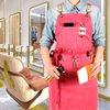 CHANGRONG Custom Adjustable Strap Large Pockets Hair Stylist Apron 