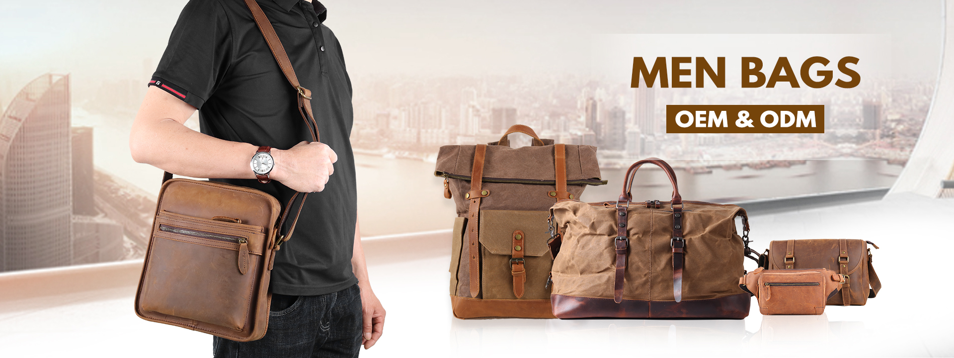 Men Shoulder Backpack 