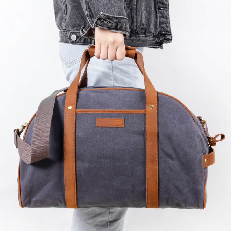 waxed canvas duffel bag 