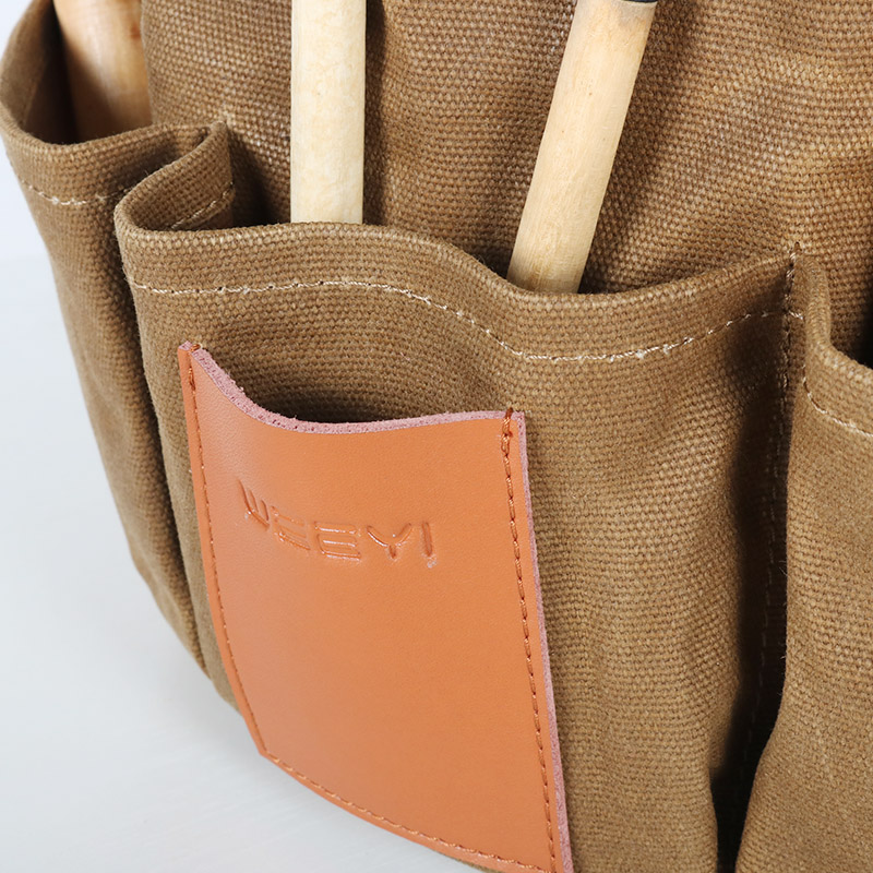 Waxed Canvas Garden Tools Bucket Bags