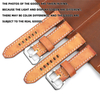 CHANGRONG Custom Brown Genuine Leather Watch Band Strap