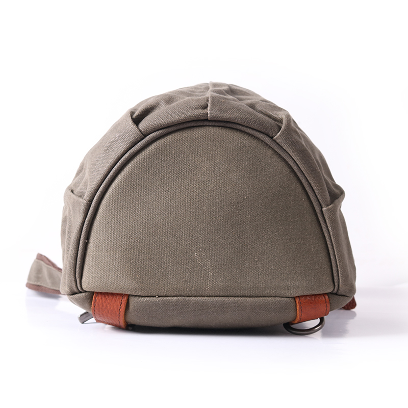  Unisex Sling Backpack Waxed Canvas Crossbody Bag