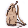 Professional Men Vintage 15.6 Inch Laptop Canvas Leather Casual Sports Backpack 