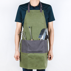 CHANGRONG Custom Waxed Canvas Garden Tool Apron 