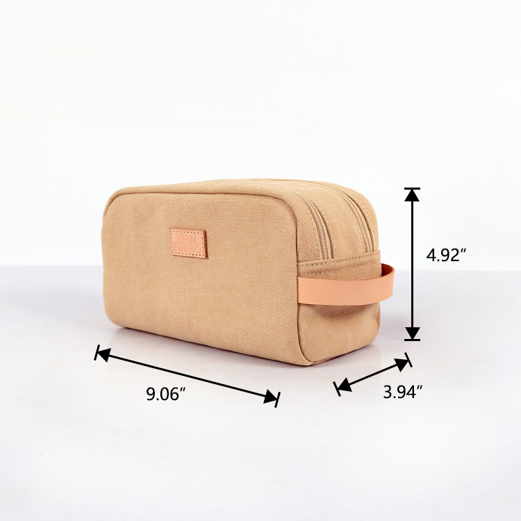 CHANGRONG Custom Ladies Canvas Toiletry Bag Custom Logo