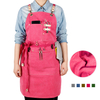 CHANGRONG Custom Adjustable Strap Large Pockets Hair Stylist Apron 