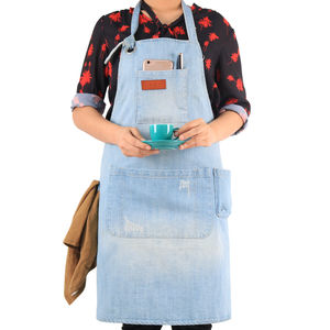 CHANGRONG Custom Professional Barista Jeans Denim Apron 