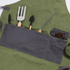 CHANGRONG Custom Waxed Canvas Garden Tool Apron 