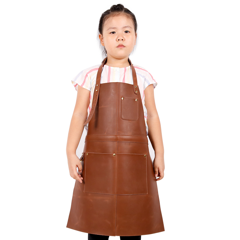 CHANGRONG Custom Personalized kitchen Leather Apron