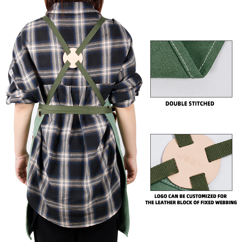 CHANGRONG Custom Heavy Duty Multi-function Work Apron 