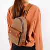  Heavy Duty Waxed Canvas Shoulder Sling Backpack